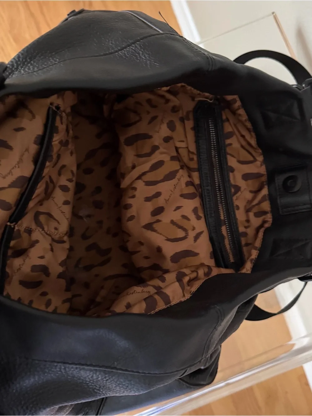 Aimee Kestenberg Black Leather Tote for Women